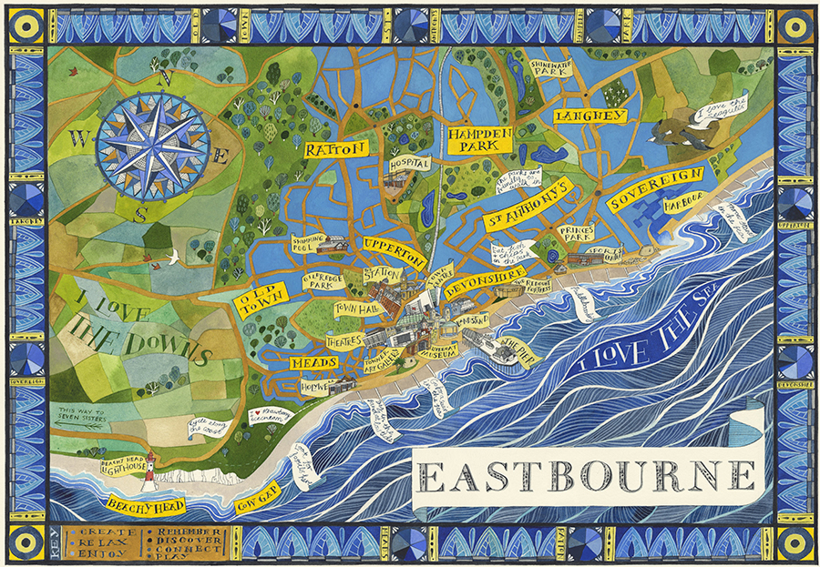 A Map of Eastbourne - Helen Cann